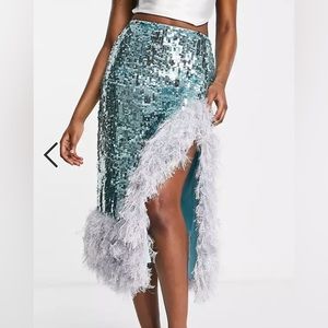 ASOS sequin skirt